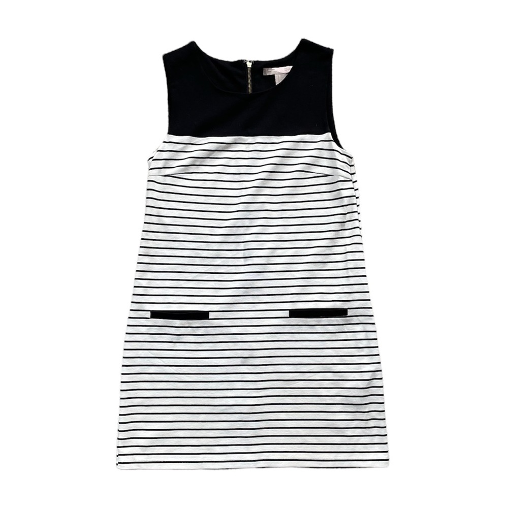 Striped sleeveless dress